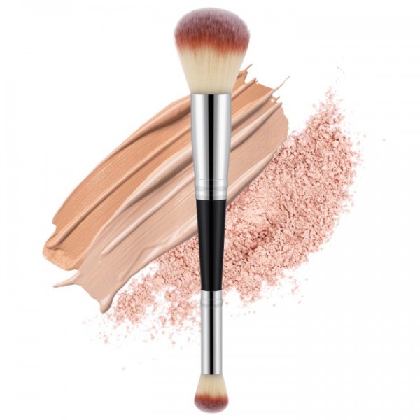 YISHUN Dual-ended Foundation Brush and Concealer B...